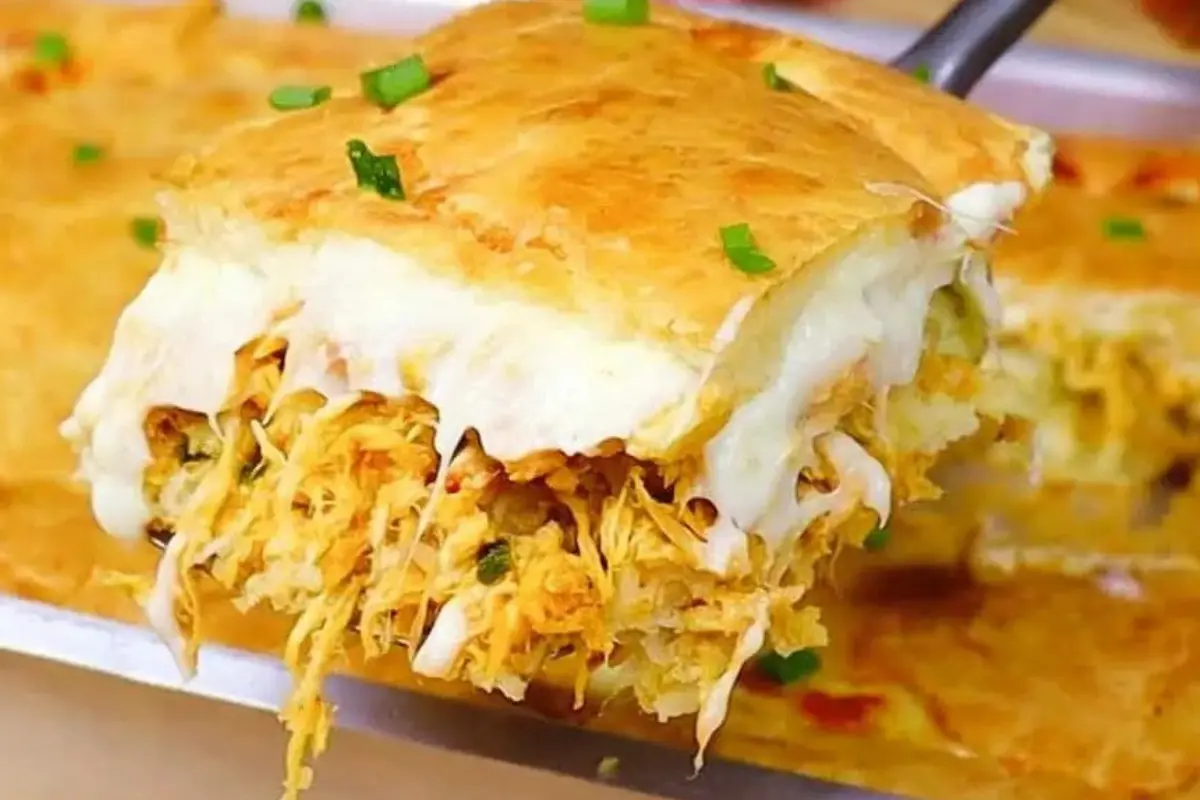 Torta de Frango Cremosa