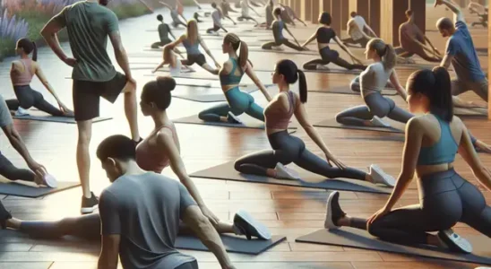 exercícios de alongamento