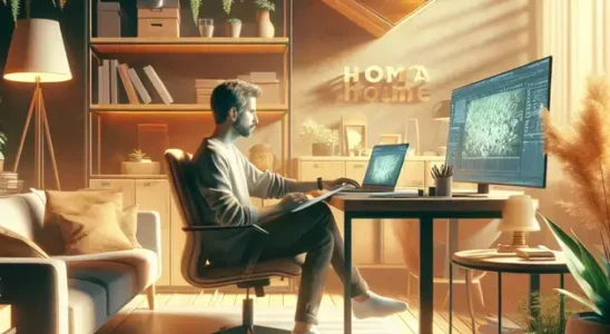 trabalhar remotamente