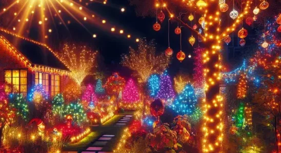 luces navideñas solares