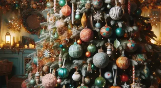 decorated christmas trees