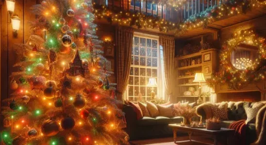 at home christmas trees