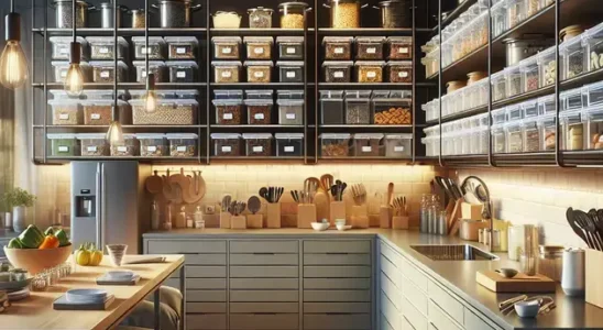 como organizar armario de cozinha