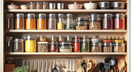 como organizar armario de cozinha